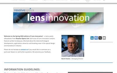 Newsletter describes latest lens innovations