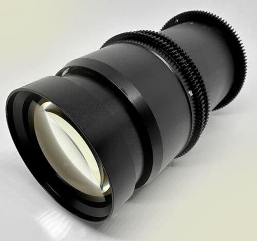 Large diameter lens for shielded camera – Resolve Optics